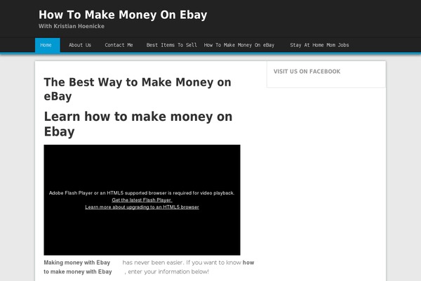 makemoneyonebaywithkristian.com site used TechMagazine