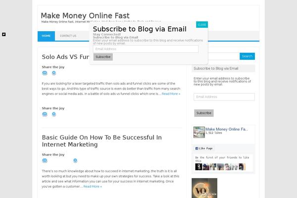 Iconic One theme site design template sample