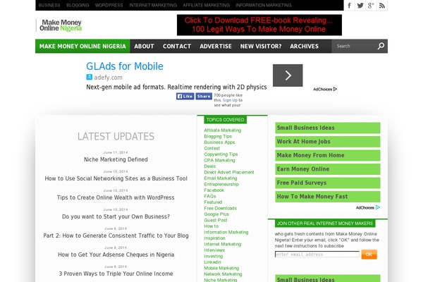 Site using WordPress Notification Bar plugin