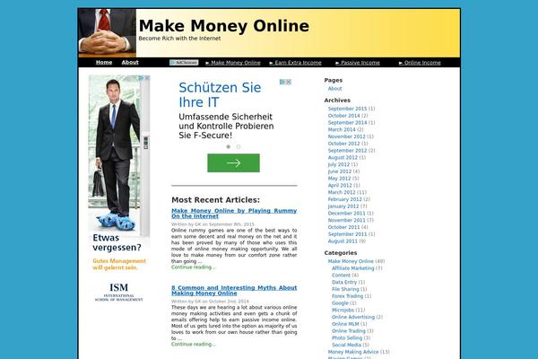 makemoneyonlinez.com site used Seoadmax