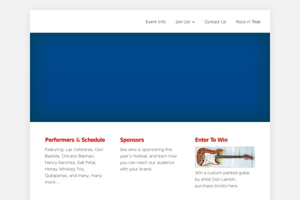 makemusicdowney.org site used Foxy