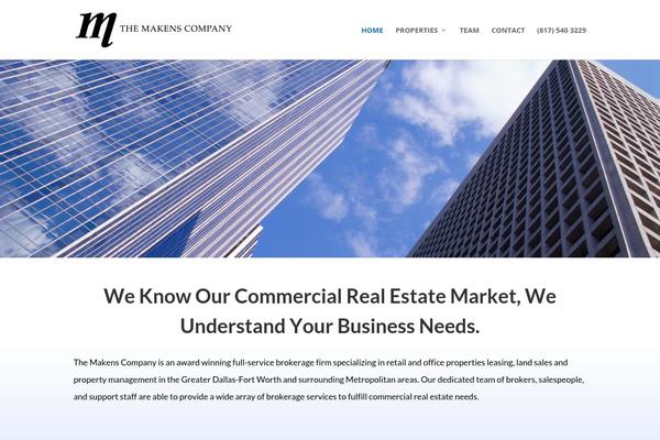 Divi theme site design template sample