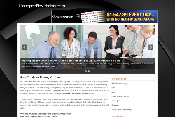 Bizcorp theme site design template sample