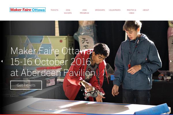 makerfaireottawa.com site used Makerfaire