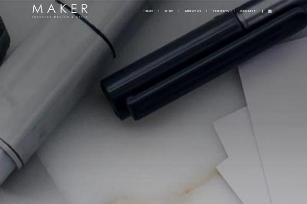 Hazel theme site design template sample