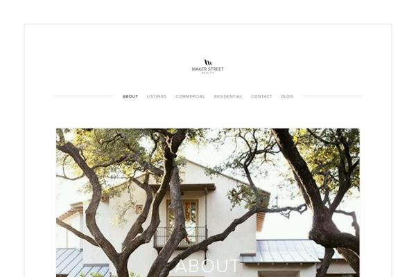 Parallax-one theme site design template sample