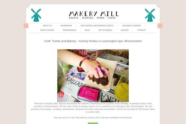 Sugar and Spice theme site design template sample