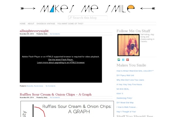 Site using About Me 3000 widget plugin