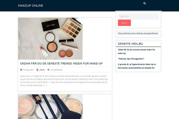 makeup-online.dk site used Baxel