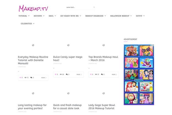 Videotouch theme site design template sample
