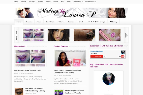 Broadcast theme site design template sample