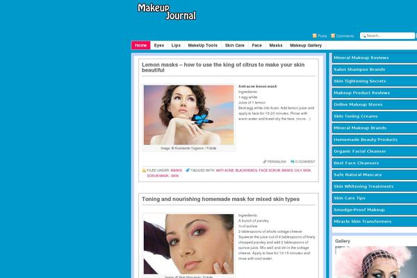 Fashionpress theme site design template sample