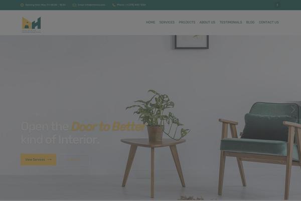 Interico theme site design template sample