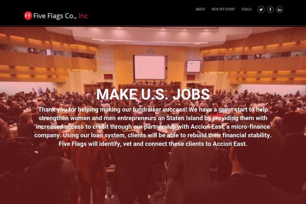 Onepage theme site design template sample