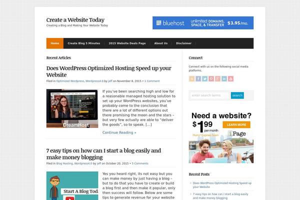 Wp Radiance 1.0.3 theme site design template sample