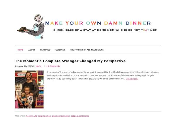 makeyourowndamndinner.com site used Genesis-sample