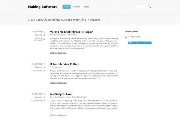 Whitelight theme site design template sample
