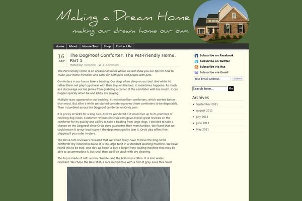 makingadreamhome.com site used WP Remix