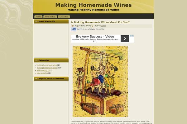 makinghomemadewines.com site used Roadmaster