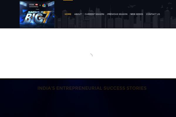 Site using End Page Slide Box plugin