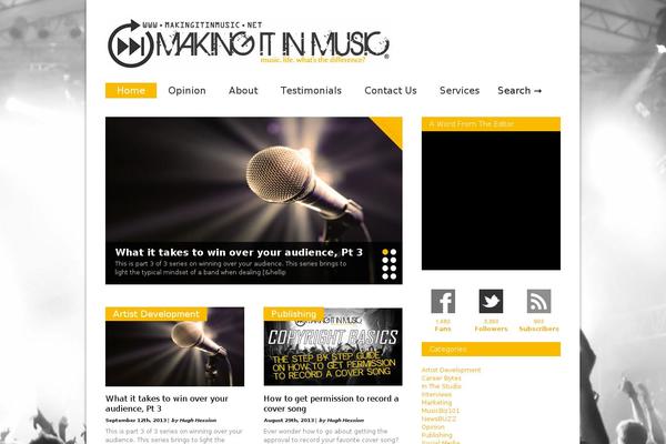 Site using StickySocialBar plugin