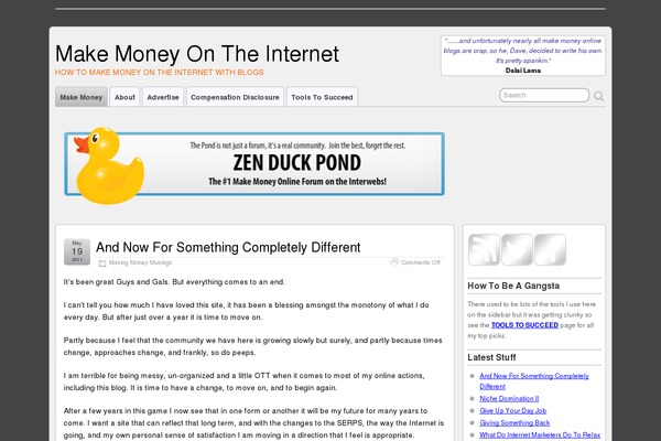 Site using Comments Vote plugin