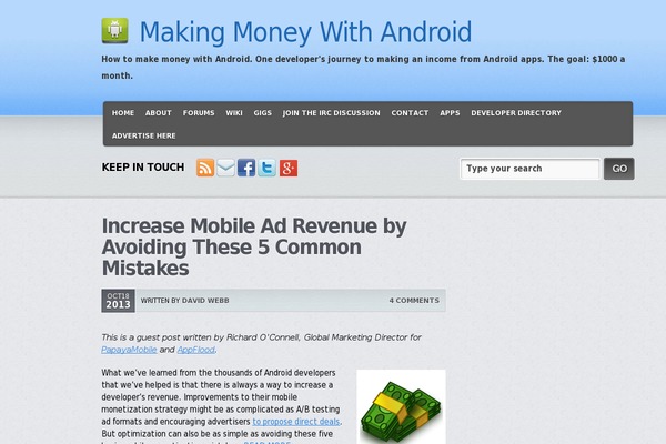 Site using sovrn WPTouch Mobile Ad Manager plugin