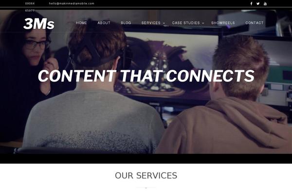 Vela theme site design template sample