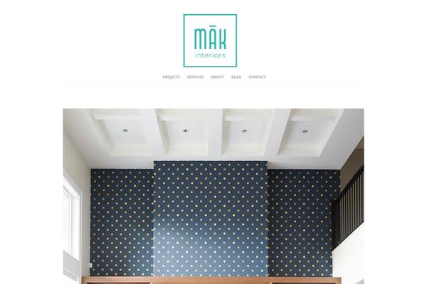 Slate theme site design template sample