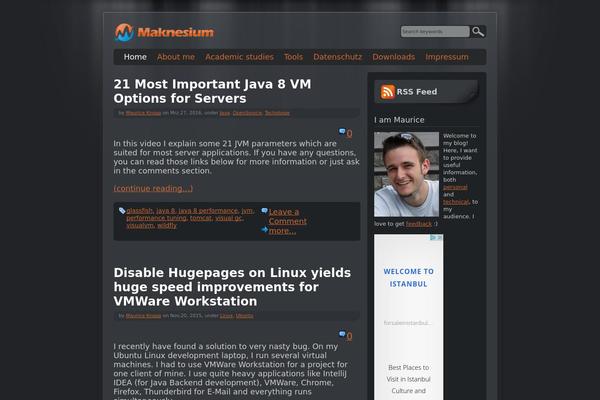 jarrah theme site design template sample