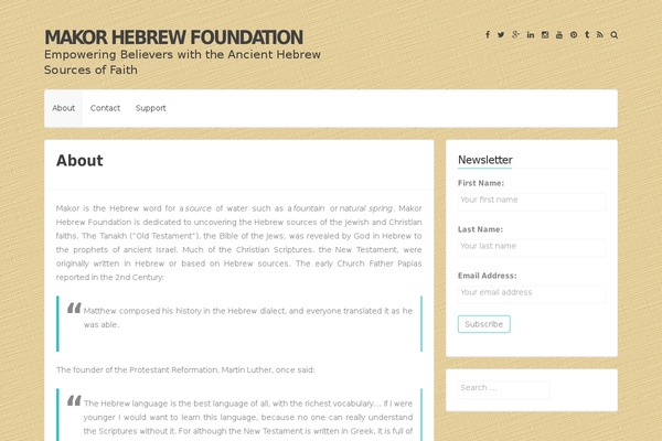 Semplicemente theme site design template sample