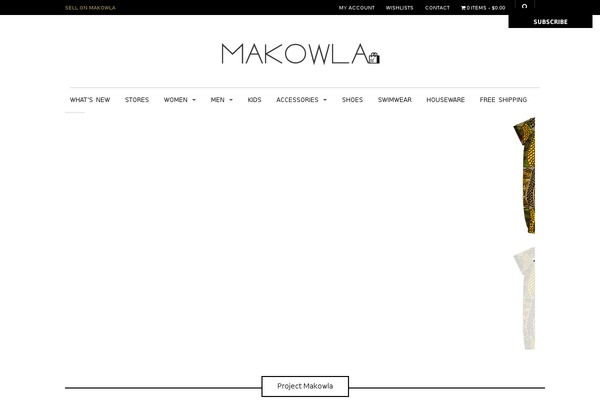 makowla.com site used The Retailer
