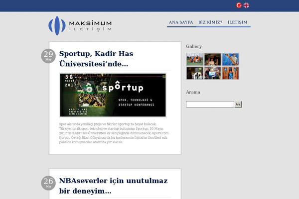 Bueno theme site design template sample