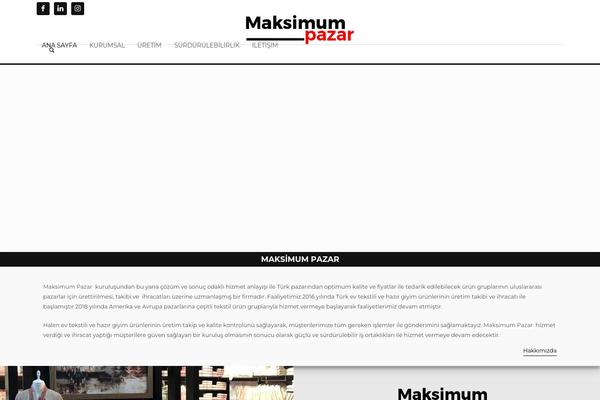 Kallyas theme site design template sample