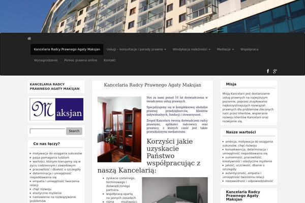 PR Pin theme site design template sample
