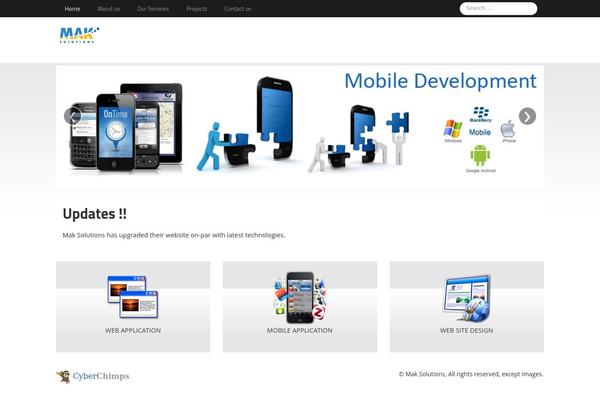 Neuro theme site design template sample