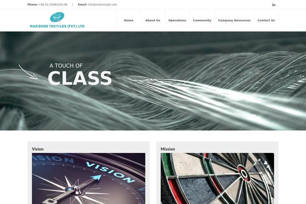 Inspira theme site design template sample