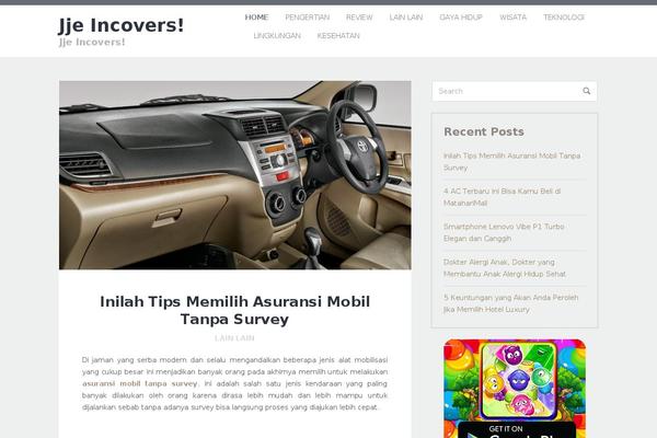 Sentio theme site design template sample