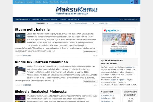 KadenceWP theme site design template sample