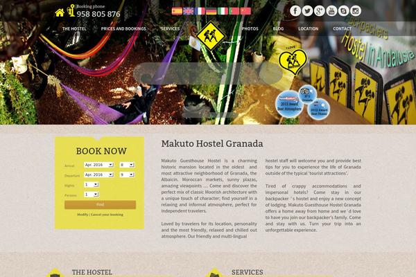 makutohostel.com site used Moxie