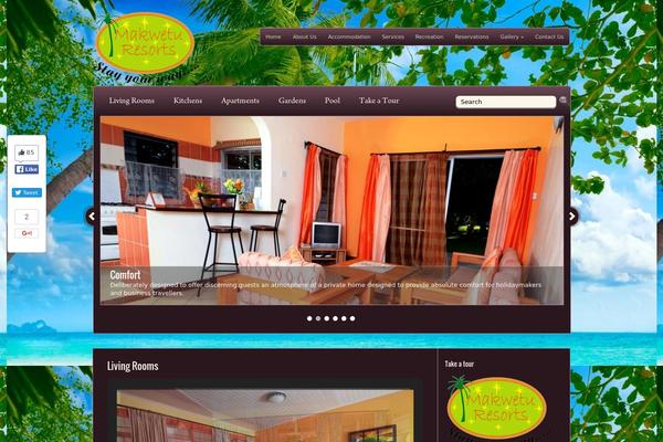 makweturesorts.com site used Wphotel
