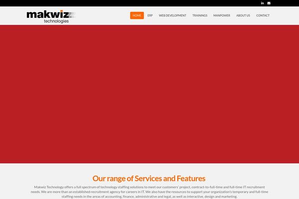 MX theme site design template sample