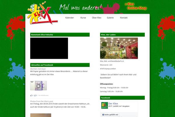 klex theme websites examples