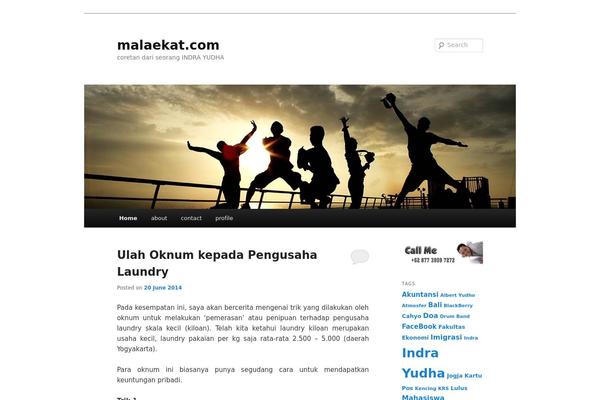 WordPress website example screenshot