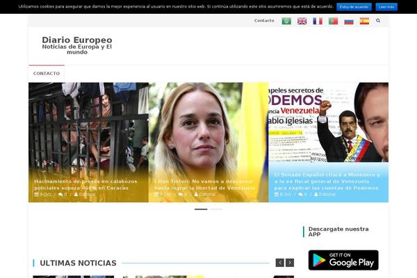 Site using Contact Form plugin