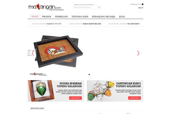 Blanco theme site design template sample