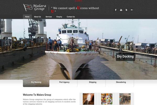 Impression theme site design template sample