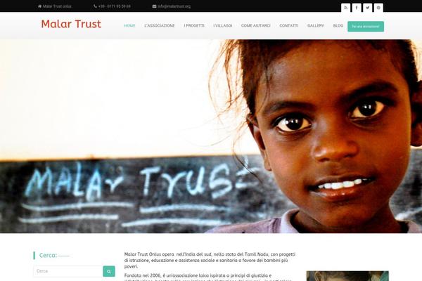 Lifeline theme site design template sample
