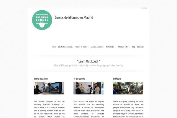 Chameleon theme site design template sample