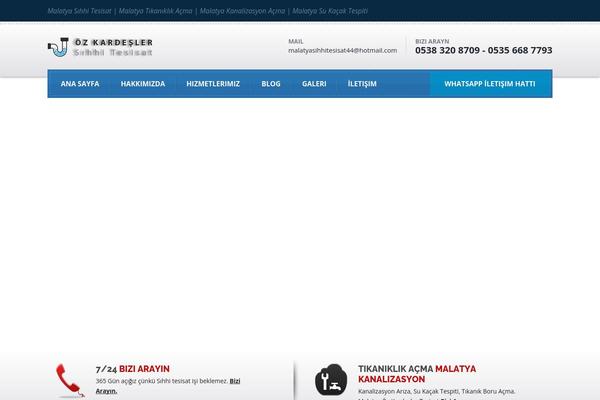 Plumbing theme site design template sample